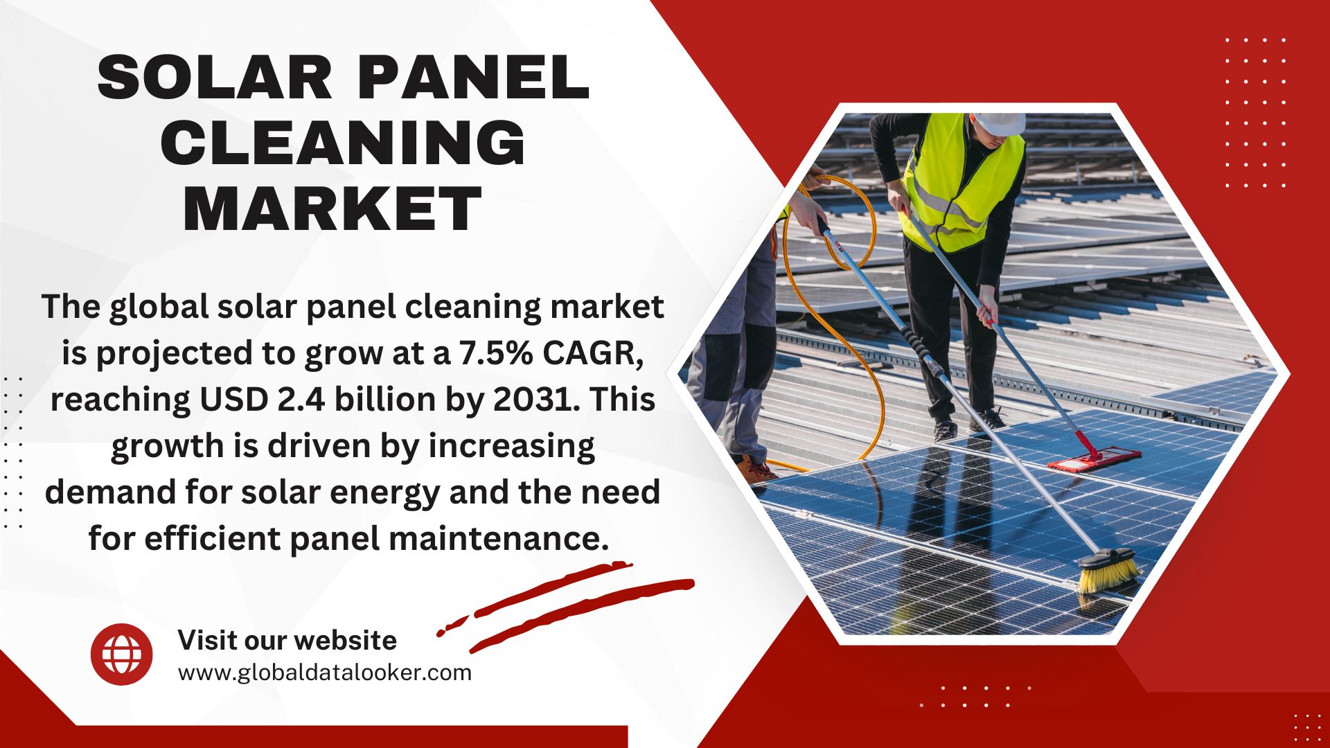 Solar Panel Cleaning Market to Expand at a 7.5% CAGR, Reaching USD 2.4 Billion by 2031